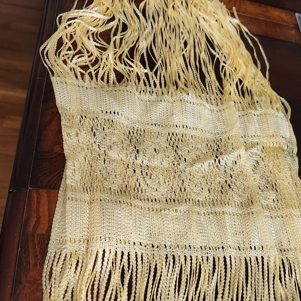 Long Rayon Fringe Scarf - Picture 8 of 9